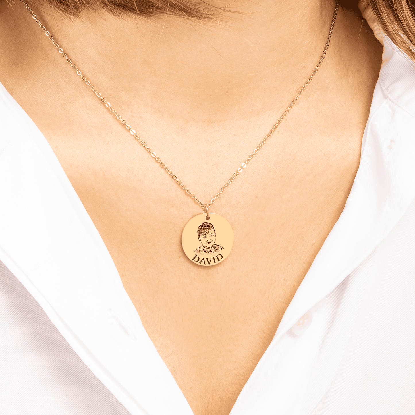 Baby Photo Necklace