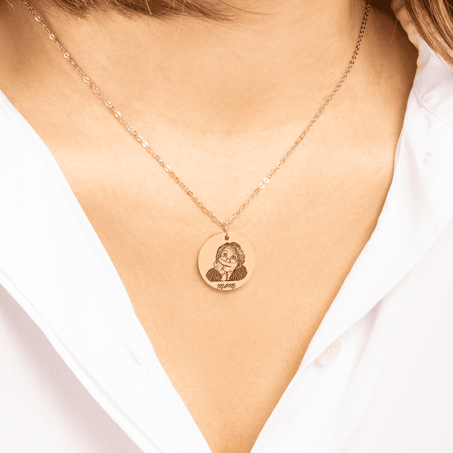 Portrait Pendant Necklace