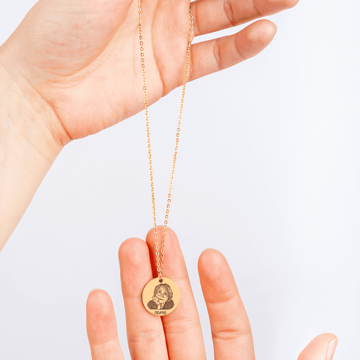 Portrait Pendant Necklace