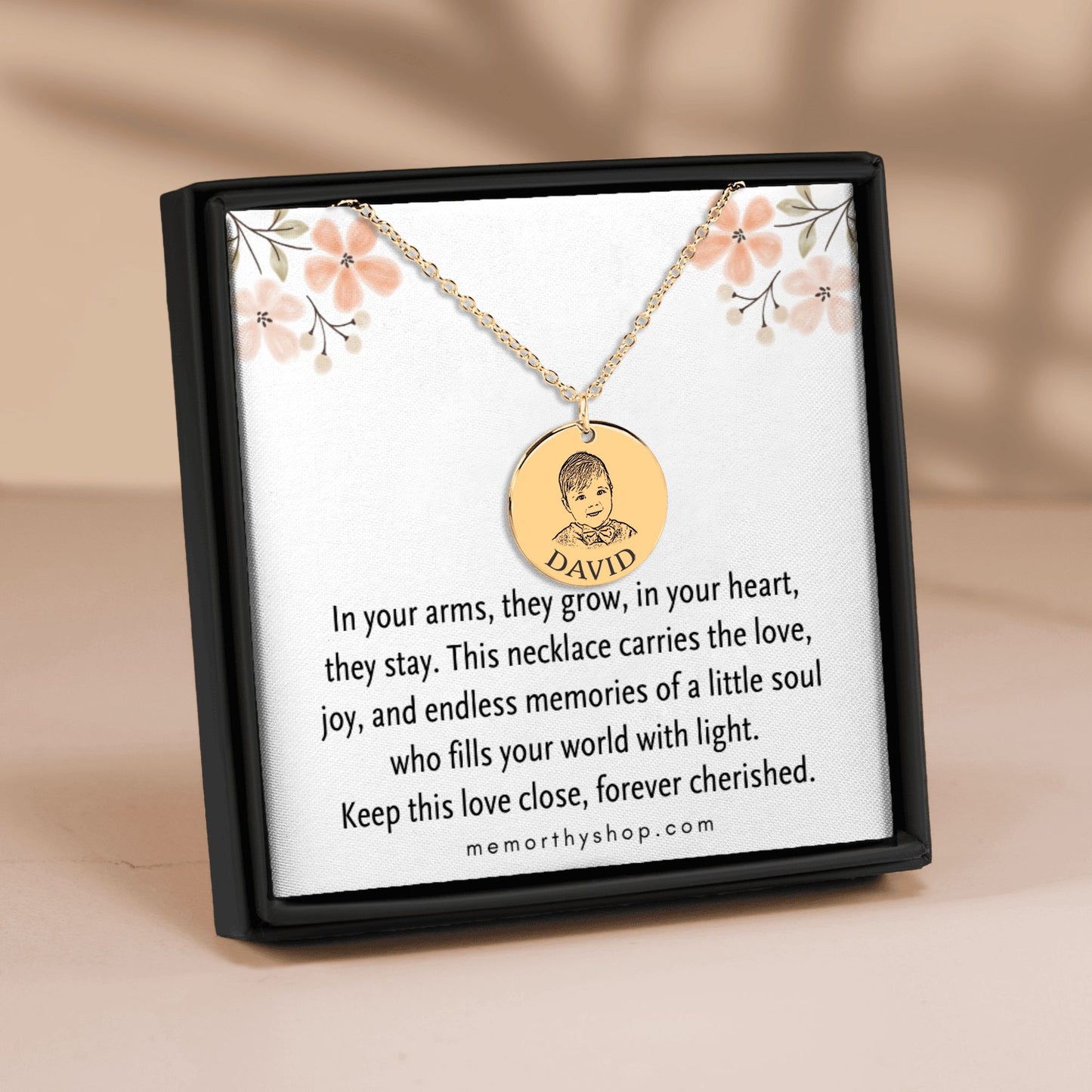 Baby Photo Necklace