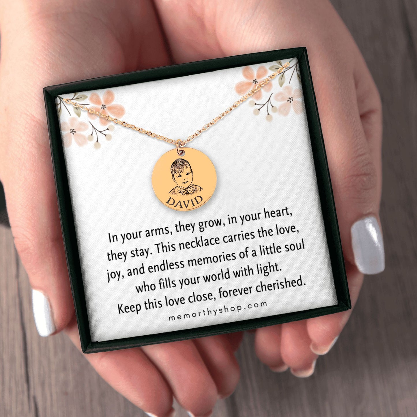 Baby Photo Necklace