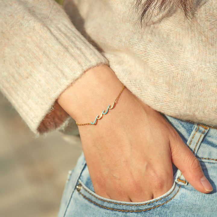 To My Daughter: Highs & Lows Bracelet - Dad