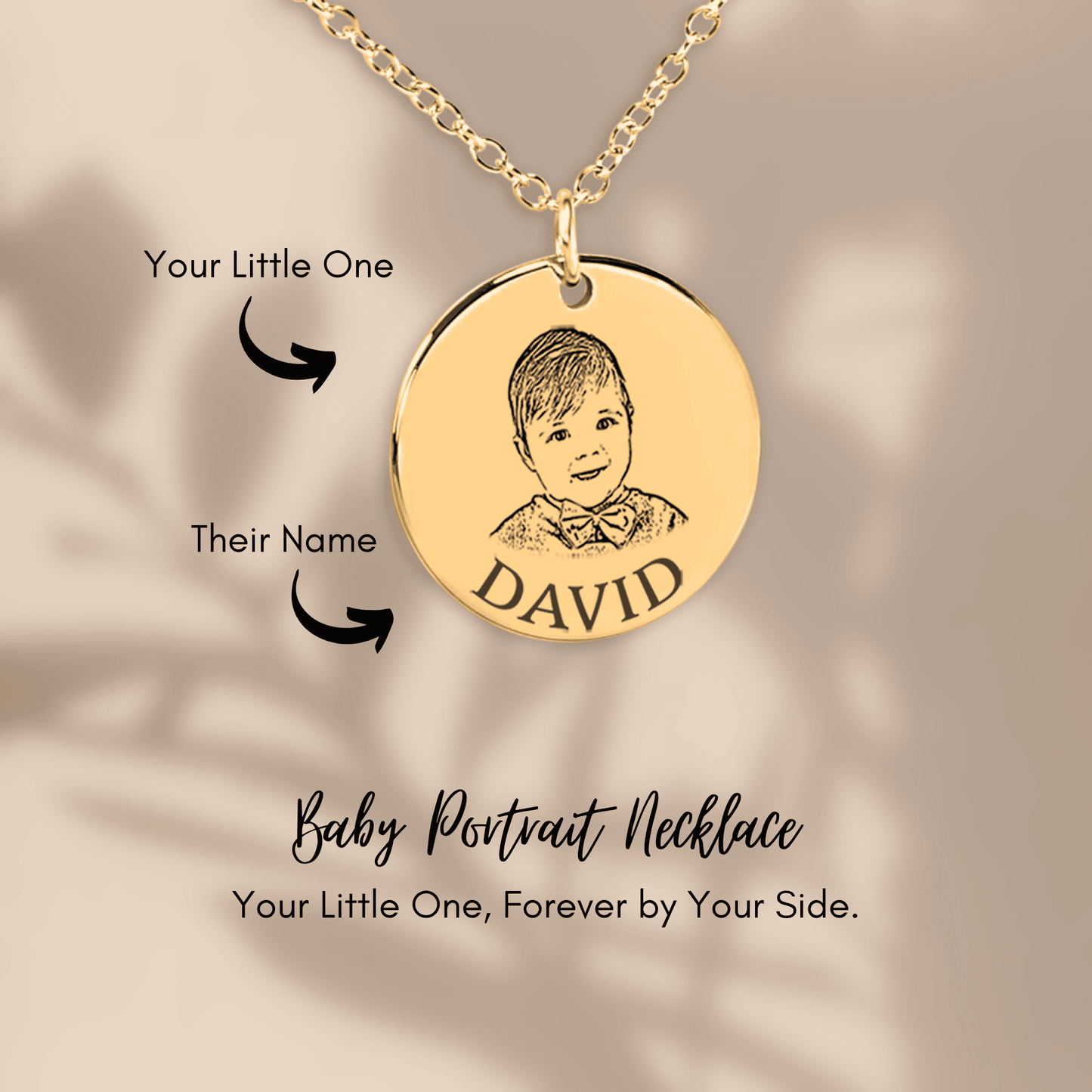 Baby Photo Necklace