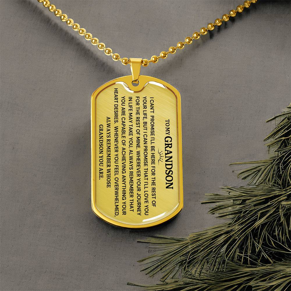 To My Grandson | Remember Whose Grandson You Are | Gift Set