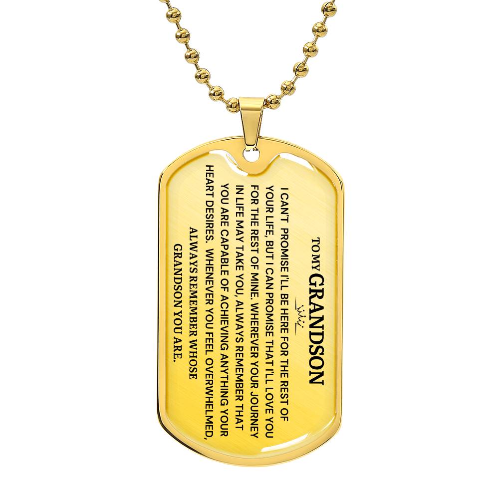 To My Grandson | Remember Whose Grandson You Are | Gift Set