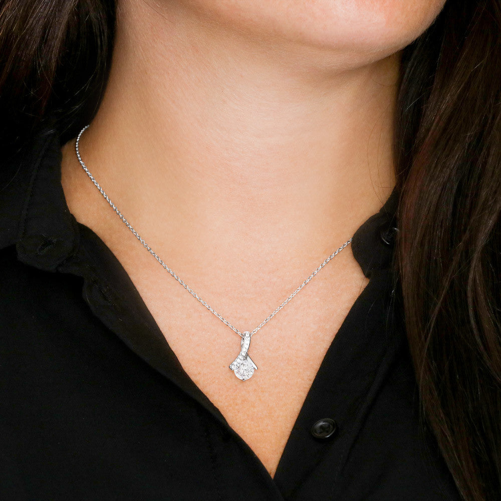 TO MY WIFE - Can't Live Without You - Alluring Necklace (black background)