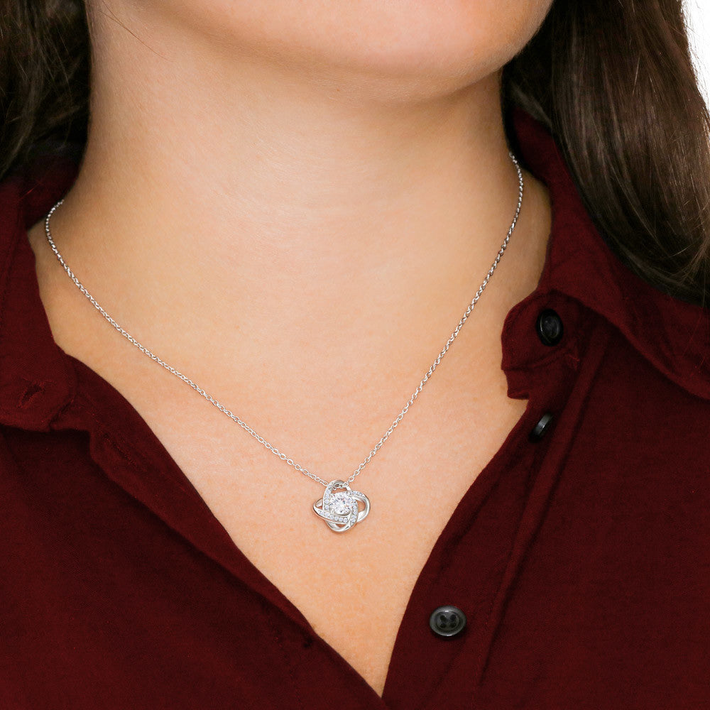 I Am Not The Mom Who Always Gets It Right - Love Knot Necklace