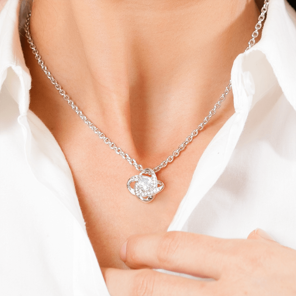 TO MY WIFE - All I Ever Need - Love Knot Necklace
