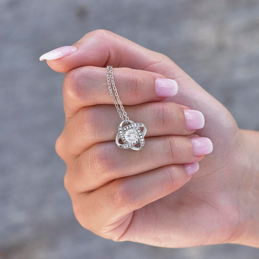 To My FUTURE WIFE - MISSING PIECE - Love Knot Necklace
