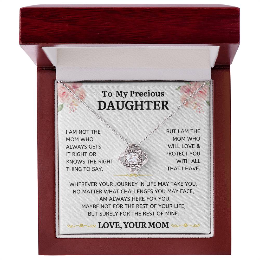 I Am Not The Mom Who Always Gets It Right - Love Knot Necklace
