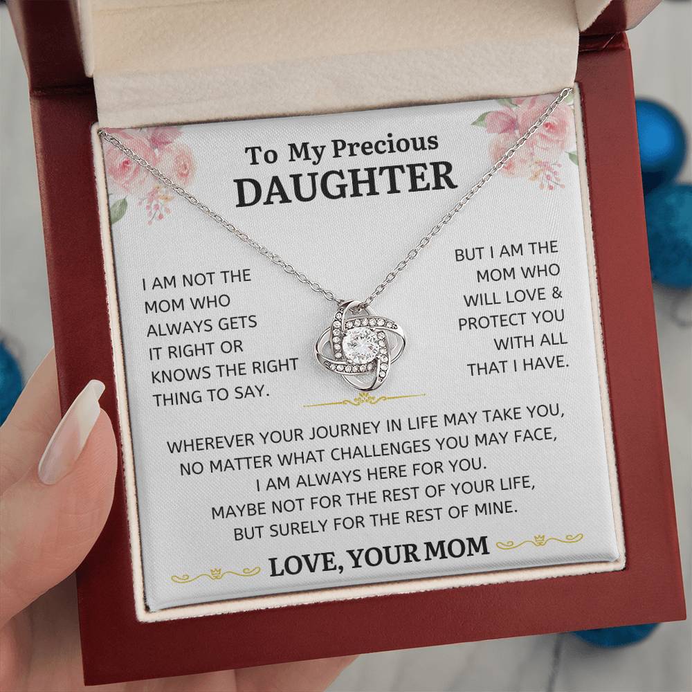 I Am Not The Mom Who Always Gets It Right - Love Knot Necklace