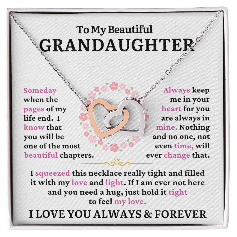 To My Beautiful Granddaughter - When The Pages