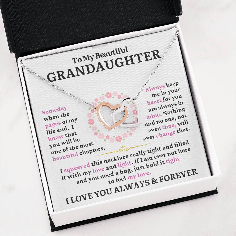 To My Beautiful Granddaughter - When The Pages