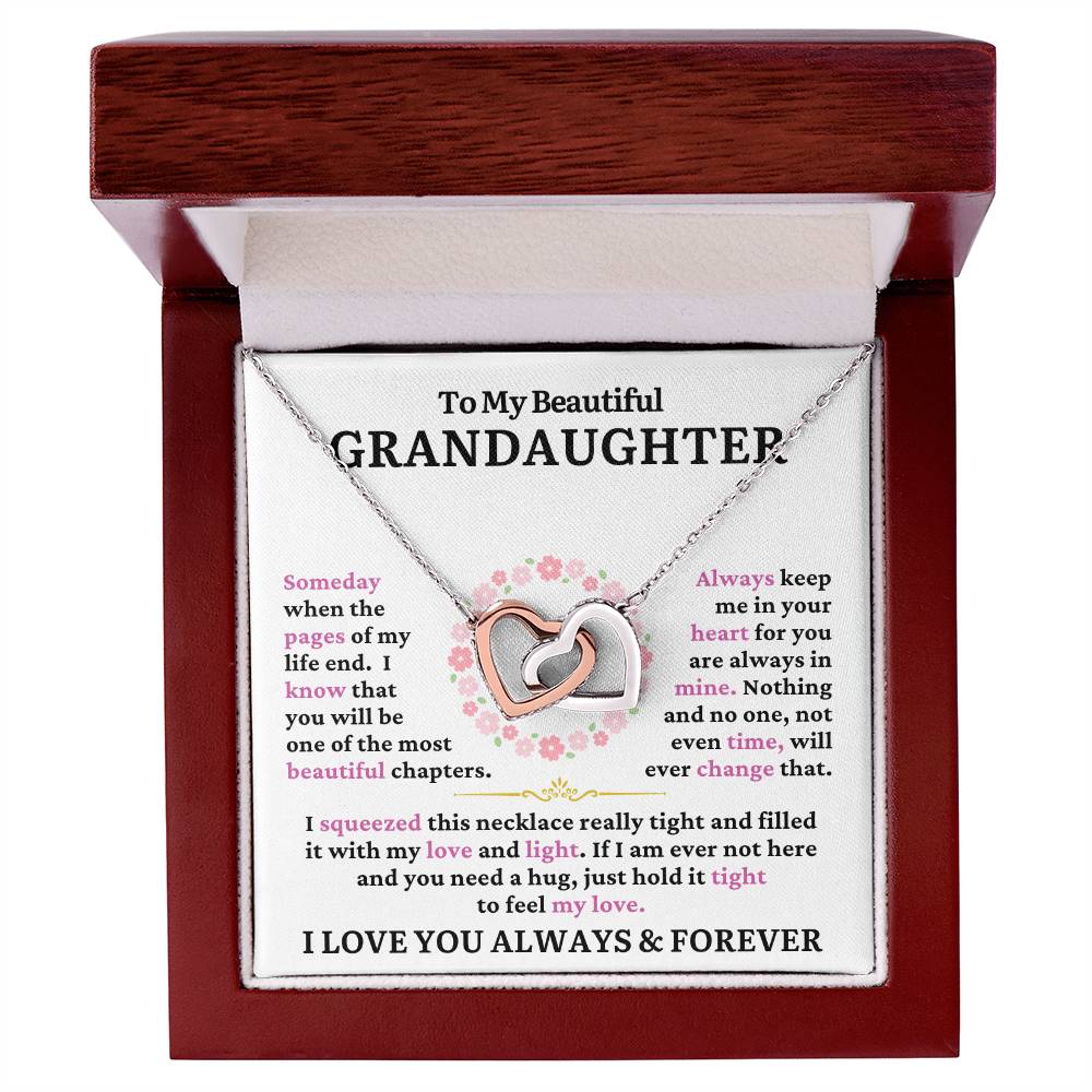 To My Beautiful Granddaughter - When The Pages