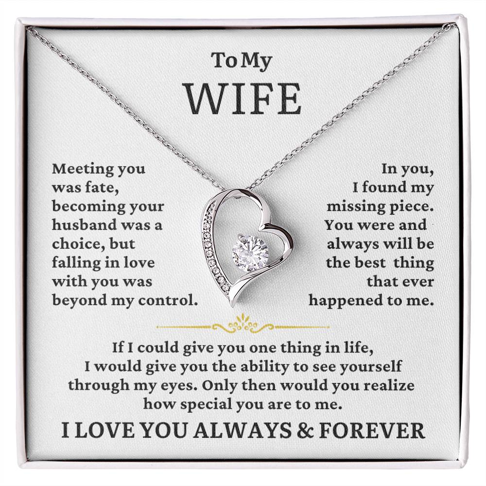 TO MY WIFE - Meeting You Was Fate