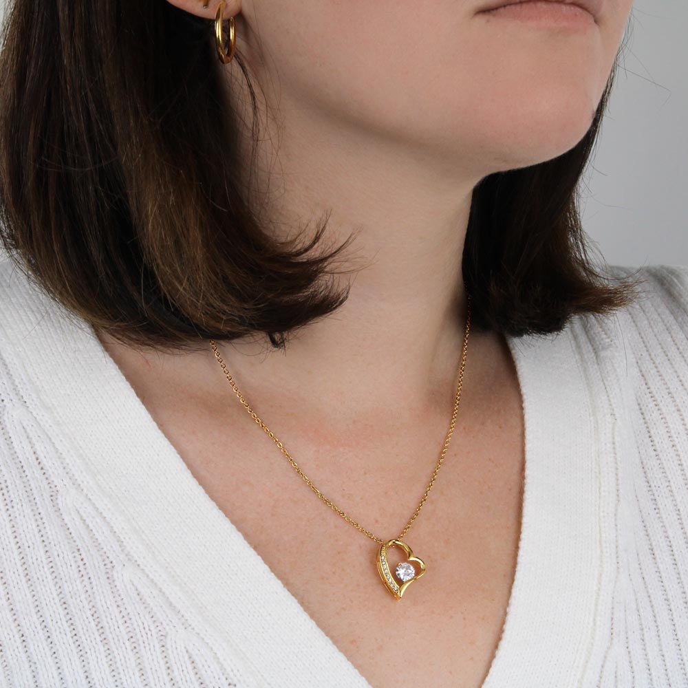 To My FUTURE WIFE - MISSING PIECE - Forever Heart Necklace