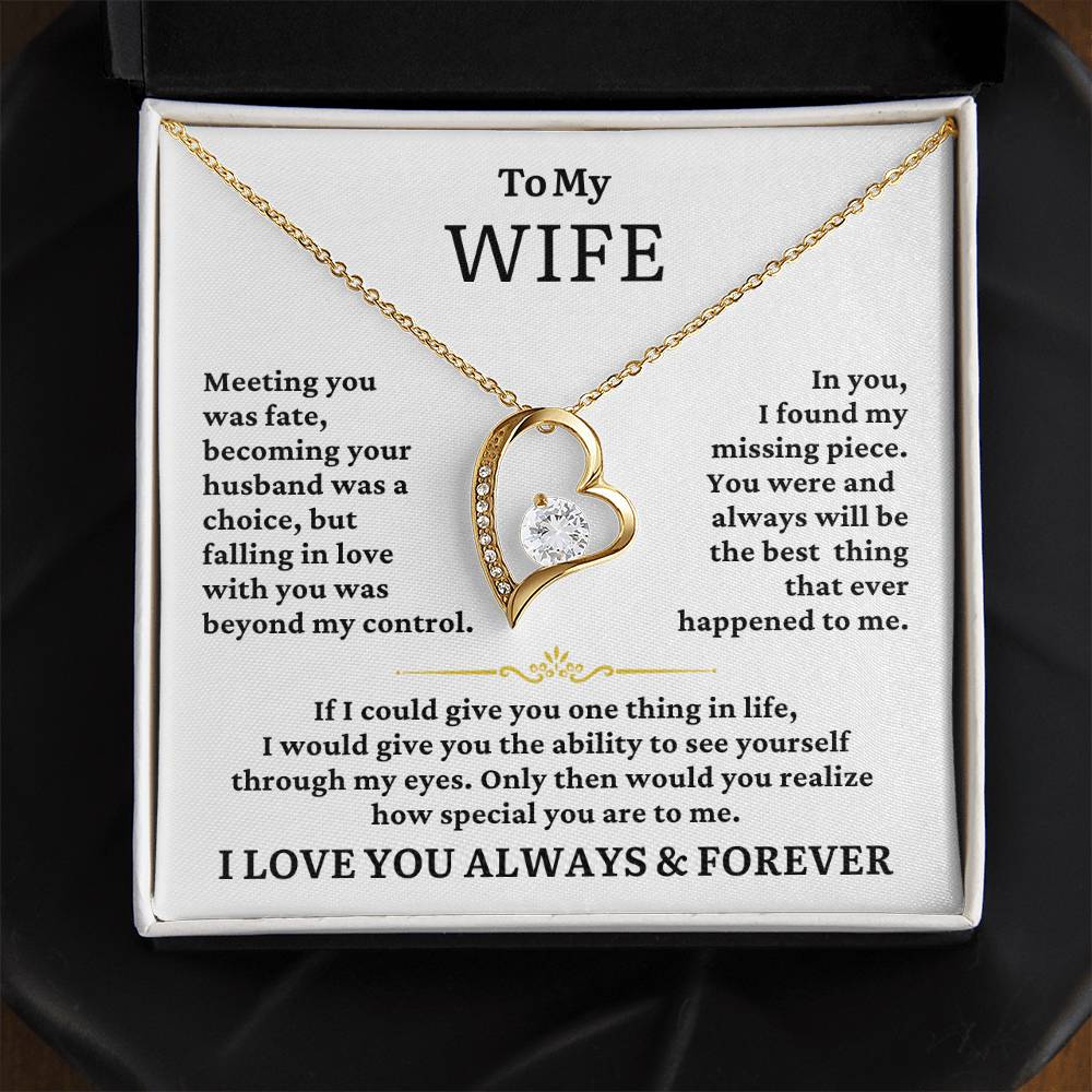 TO MY WIFE - Meeting You Was Fate