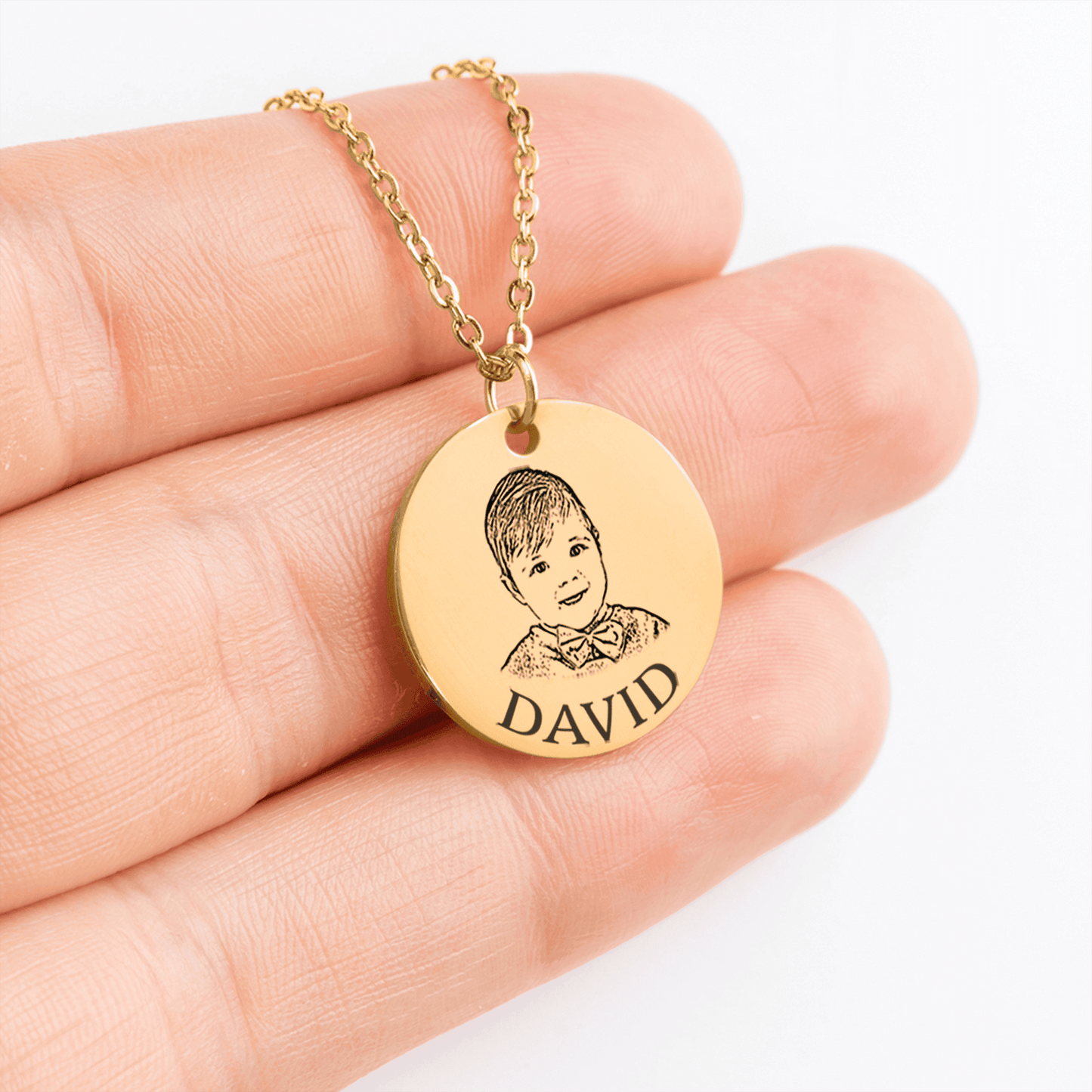 Baby Photo Necklace