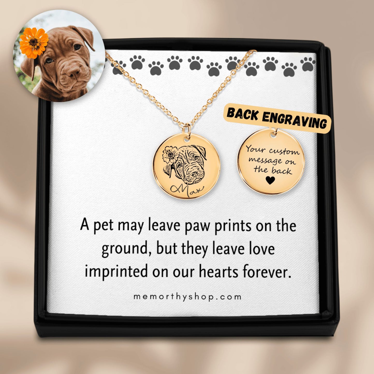 Pet Face Necklace
