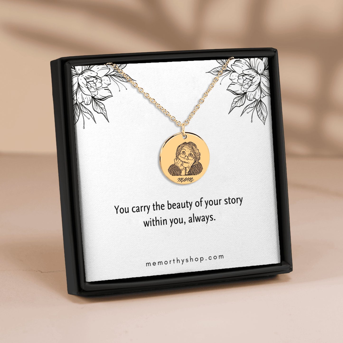 Portrait Pendant Necklace