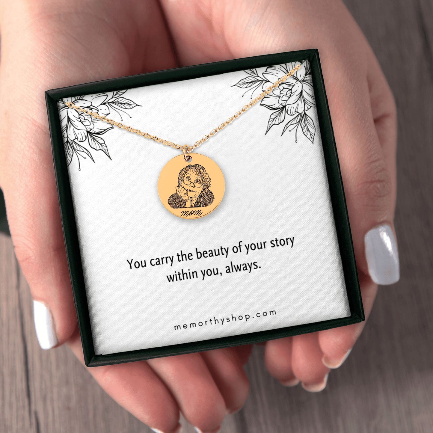Portrait Pendant Necklace
