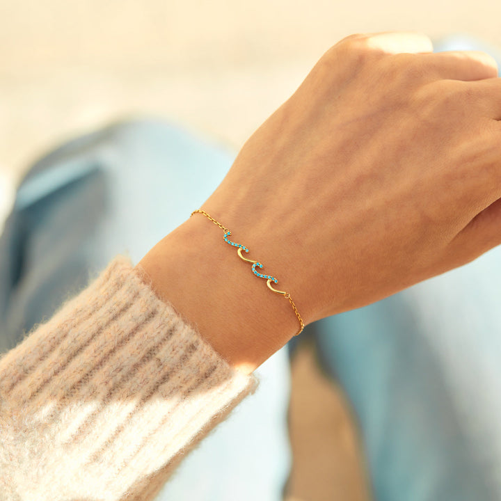 To My Daughter: Highs & Lows Bracelet - Dad