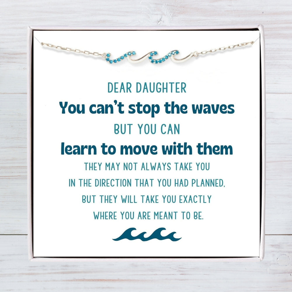 To My Daughter - Triple Waves Bracelet