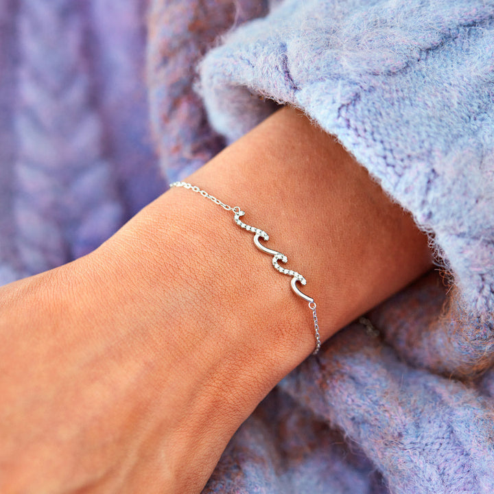 To My Daughter - Triple Waves Bracelet
